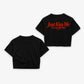 Cropped Tee - Just Kiss Me