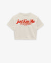 Cropped Tee - Just Kiss Me