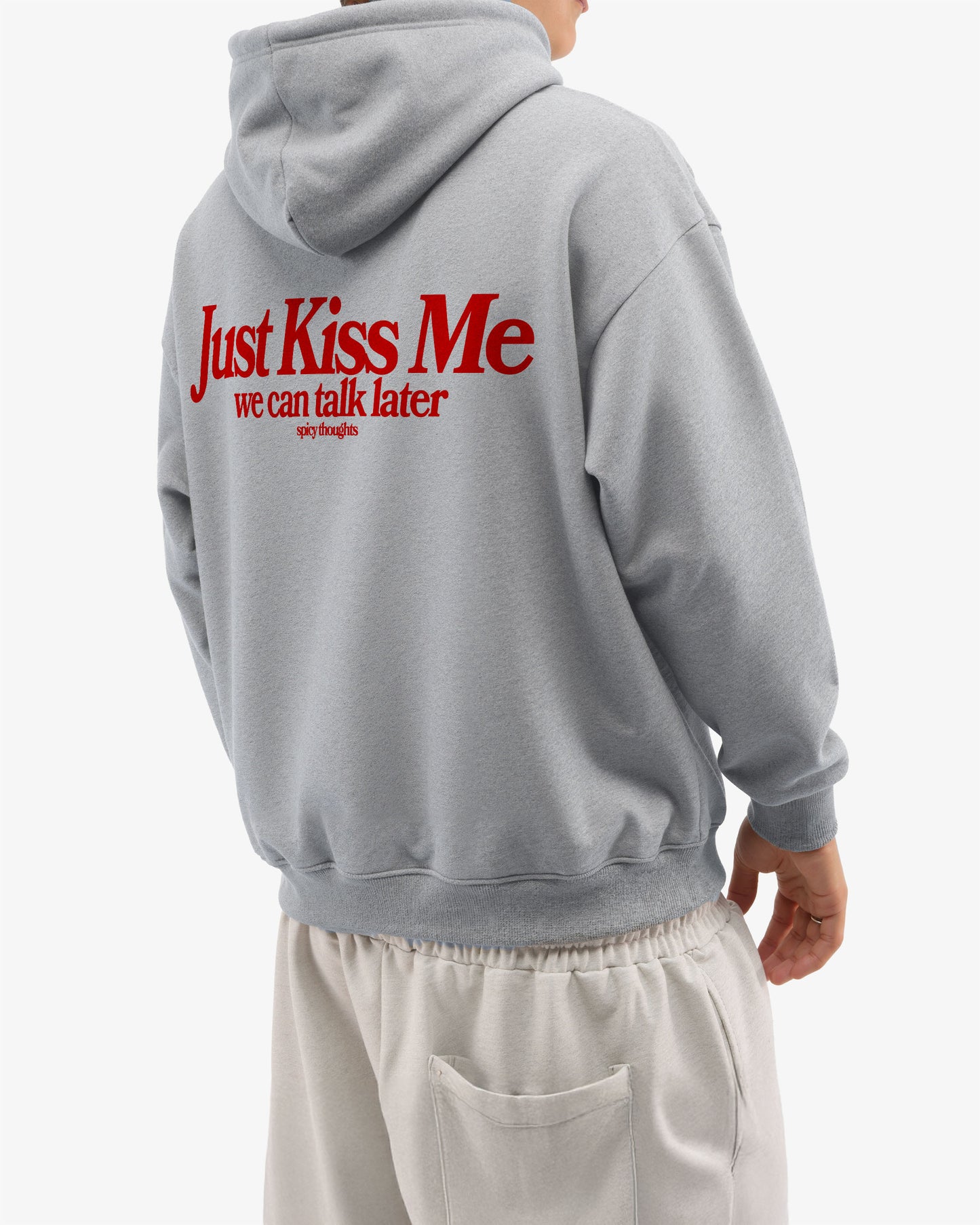 Oversized Hoodie - Just Kiss Me