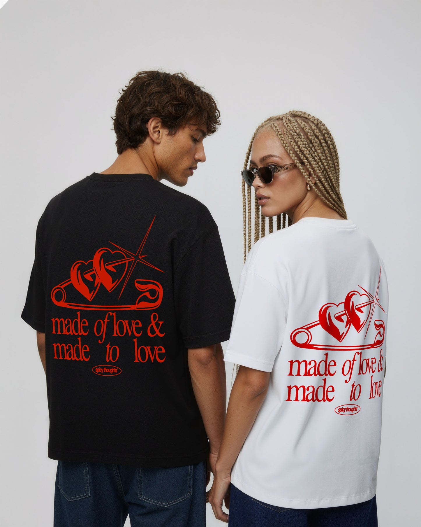 Heavy Oversized Tee - Made of Love & Made to Love