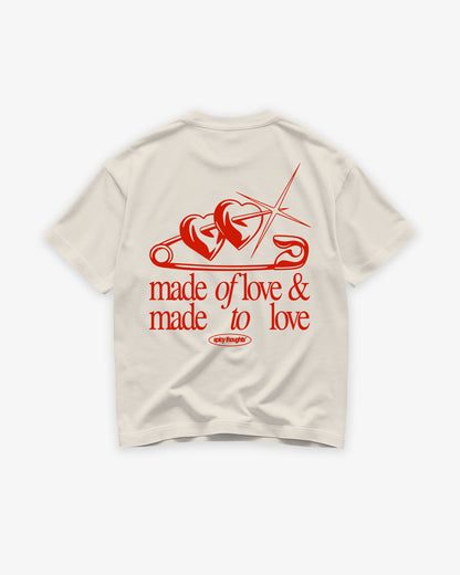 Heavy Oversized Tee - Made of Love & Made to Love