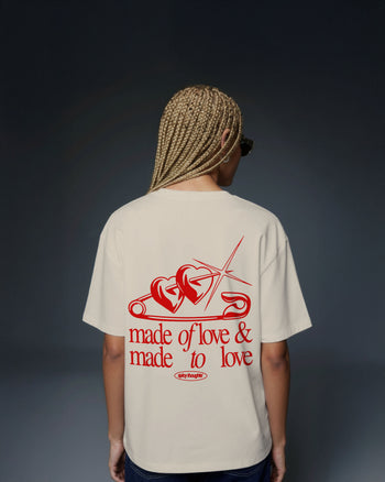 Heavy Oversized Tee - Made of Love & Made to Love