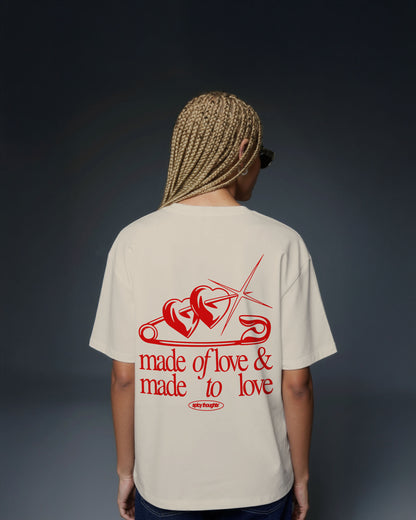 Heavy Oversized Tee - Made of Love & Made to Love