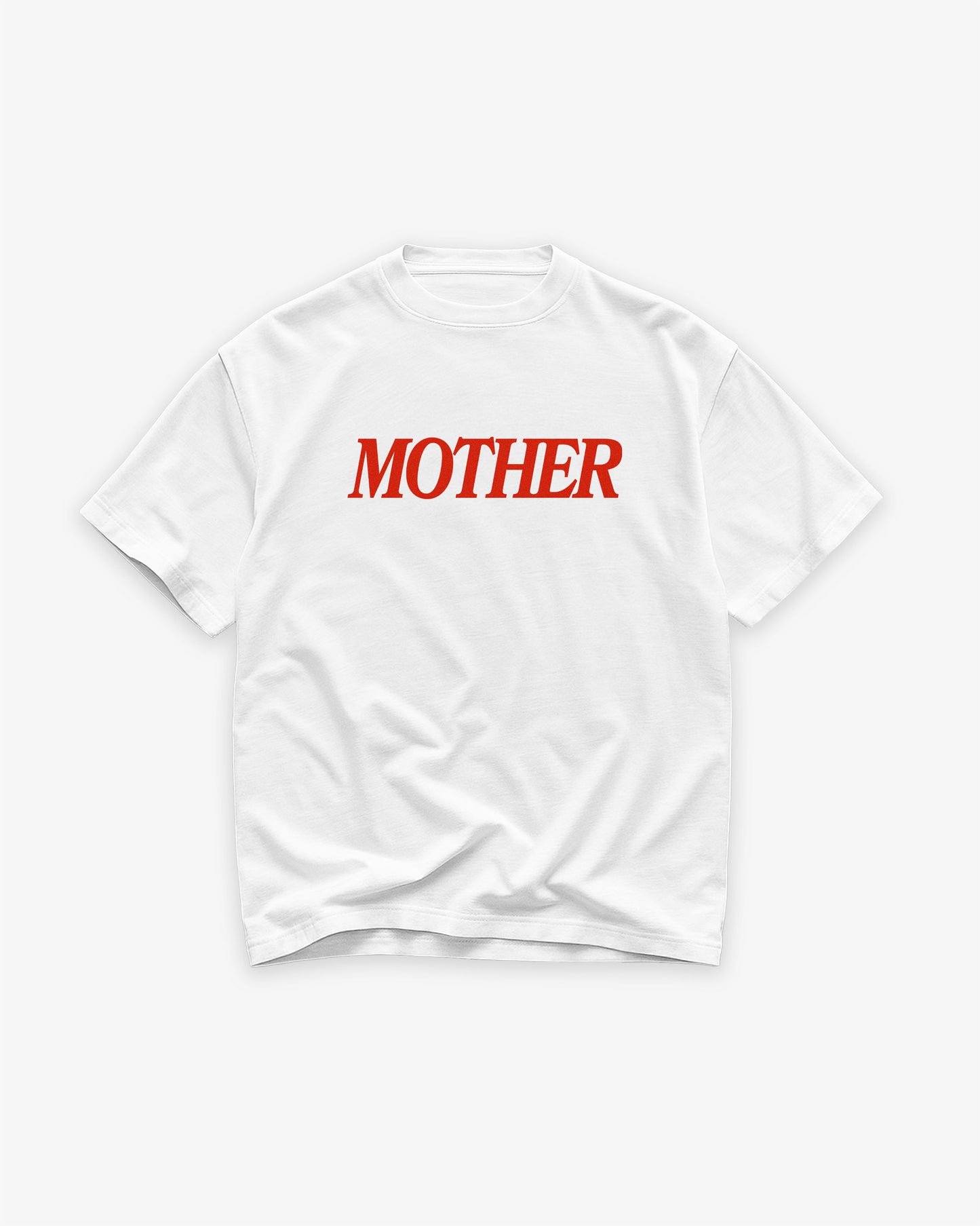 Heavy Oversized Tee White - Mother Fxucker
