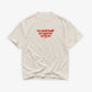 Heavy Oversized Tee - My Mental Health Isn’t Great But My Tits Are