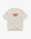 Heavy Oversized Tee - My Mental Health Isn’t Great But My Tits Are