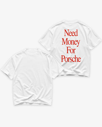 Heavy Oversized Tee - Need Money For (Backprint)