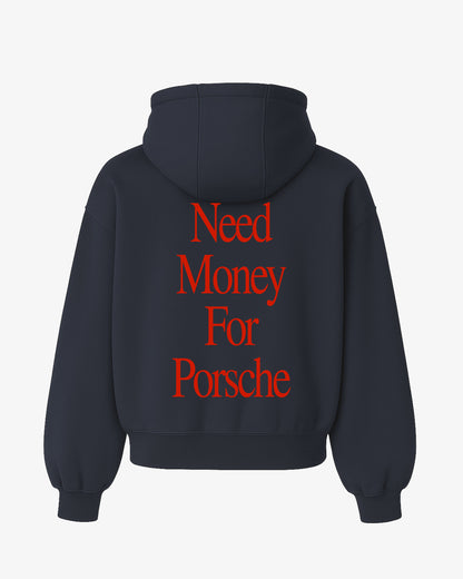 Oversized Hoodie - Need Money For Porsche