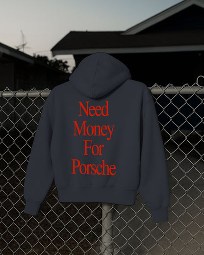 Oversized Hoodie - Need Money For Porsche
