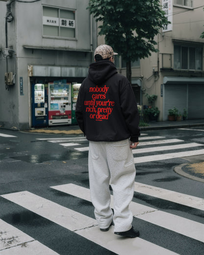Oversized Hoodie - Nobody Cares Until You’re Rich