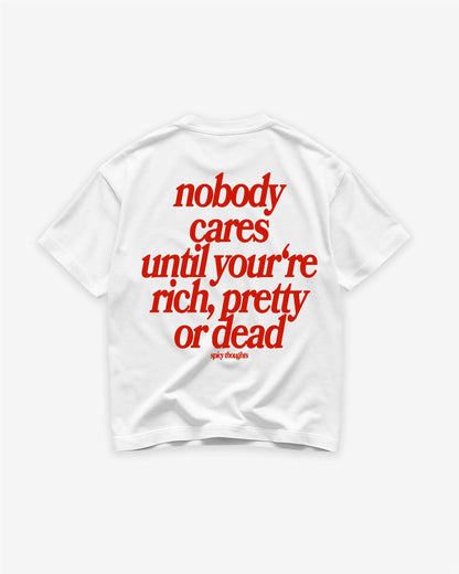 Heavy Oversized Tee - Nobody Cares