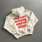 Oversized Hoodie - Nudes Are So Boring Send Me Money