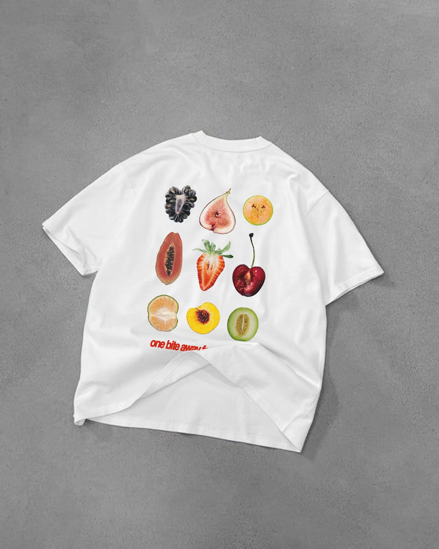 Heavy Oversized Tee - One Bite Away From Chaos