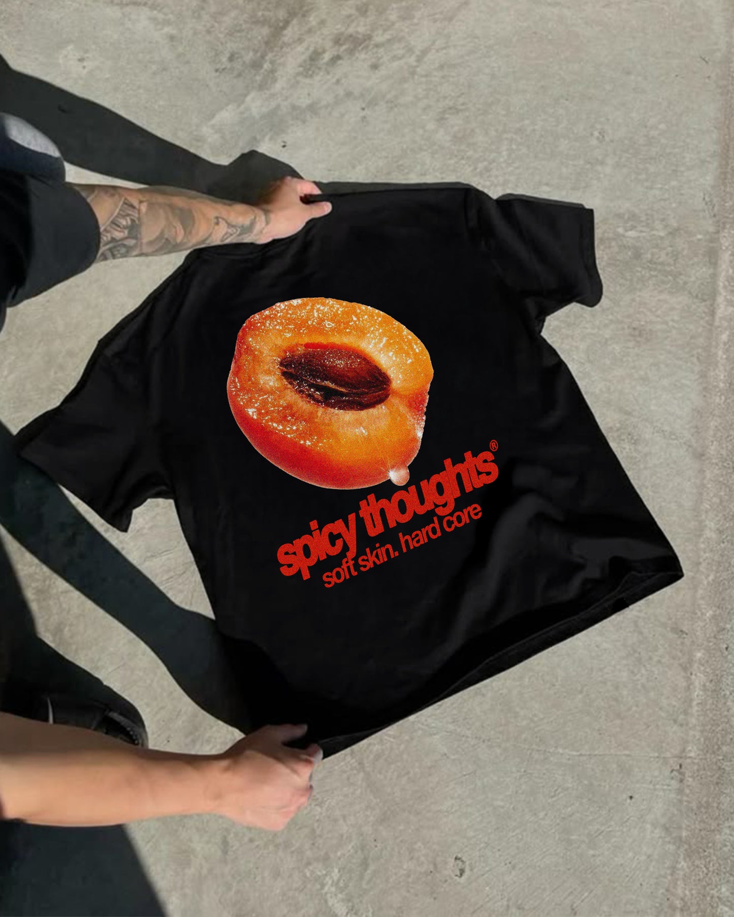 Heavy Oversized Tee - Soft Skin. Hard Core
