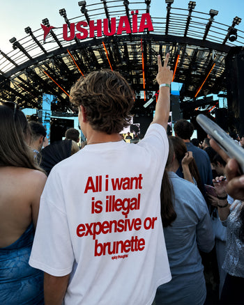 Heavy Oversized Tee - All I Want Tee – Illegal, Expensive or Brunette