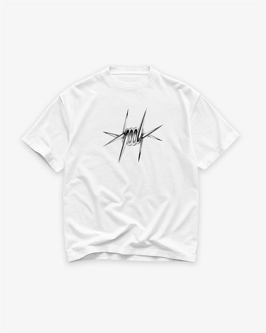 Heavy Oversized Tee White - Mood in Thorns