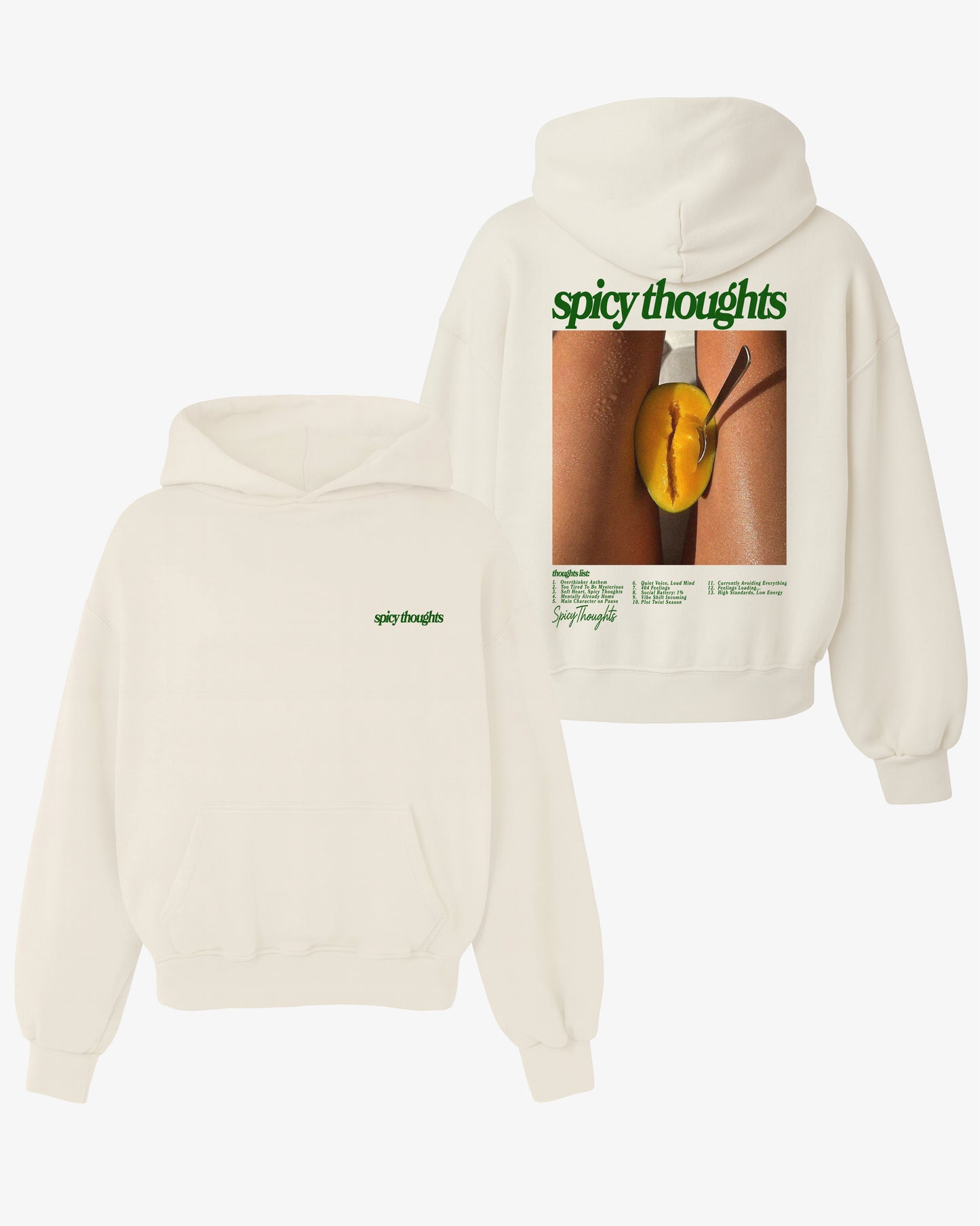 Oversized Hoodie Black - Thought List
