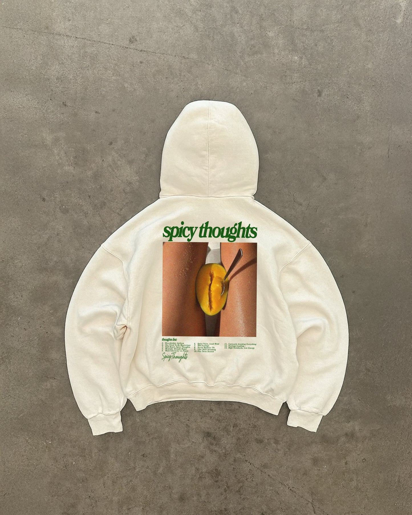Oversized Hoodie Black - Thought List