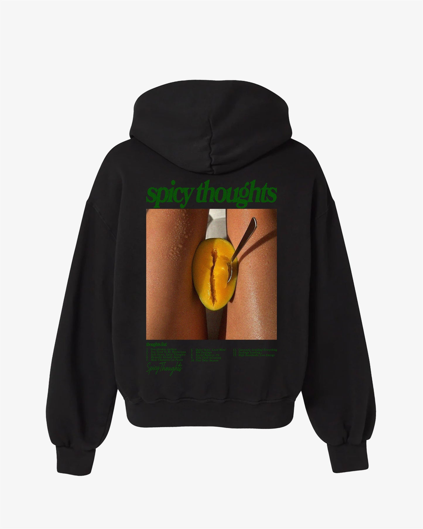 Oversized Hoodie Black - Thought List