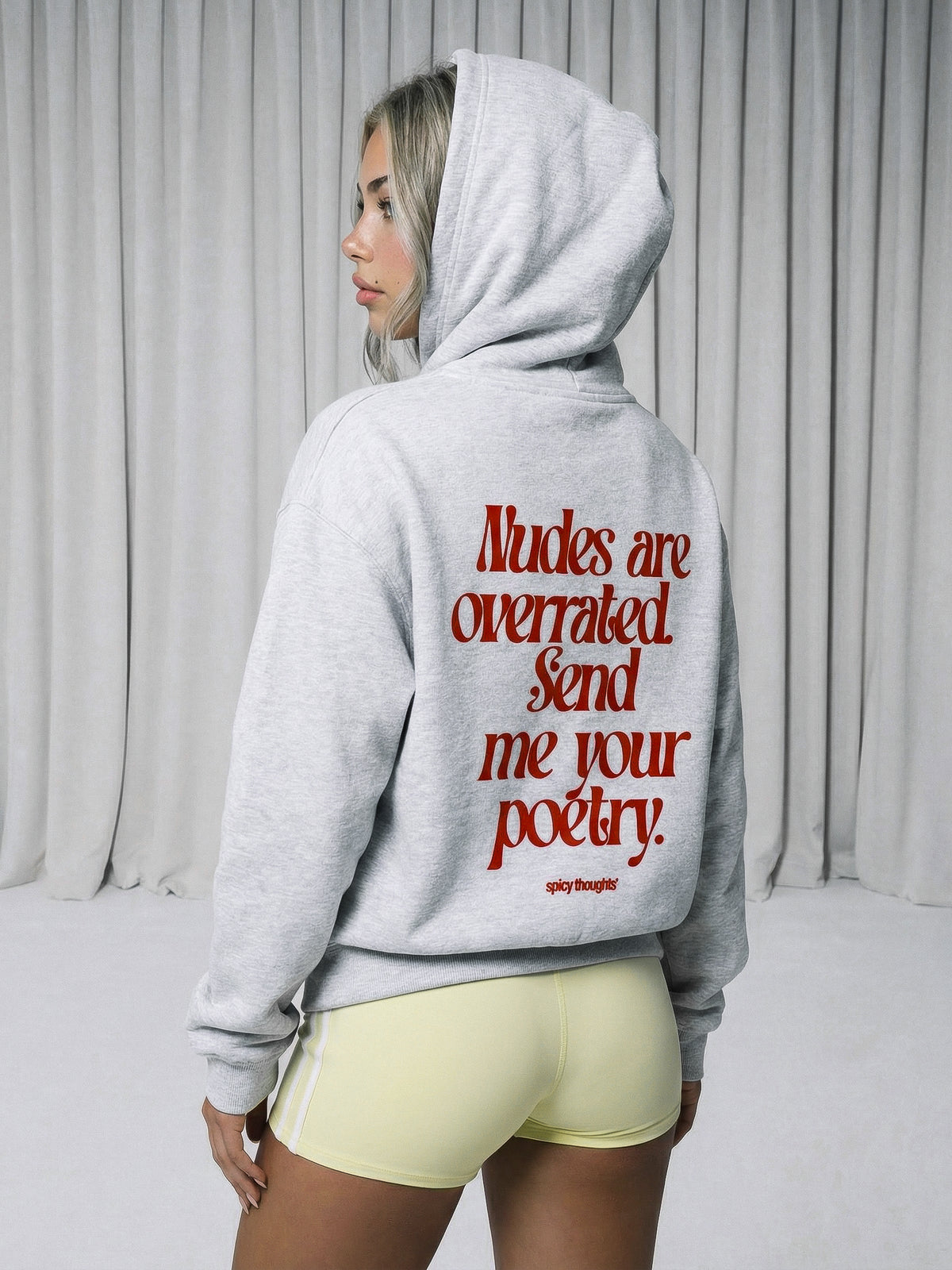 Oversized Hoodie - Nudes Are Overrated